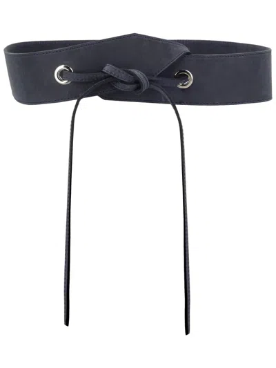 Paloma Wool Navy Trot Belt In Blue