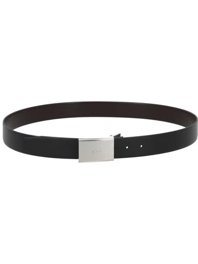 Hugo Boss Gert-d Belt In Black