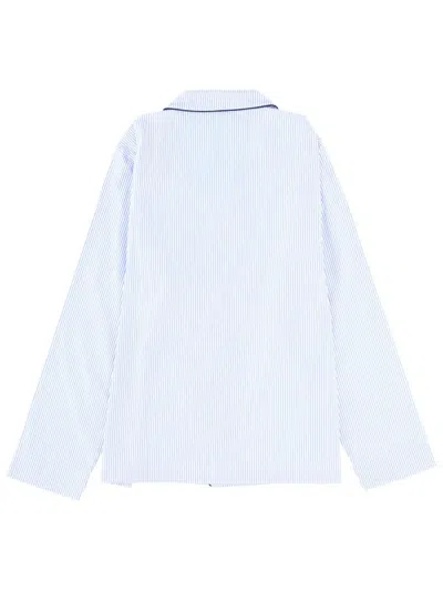 Sporty And Rich Pajama Shirt In Blue