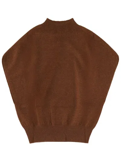 Circus Hotel Cashmere Sweater In Brown