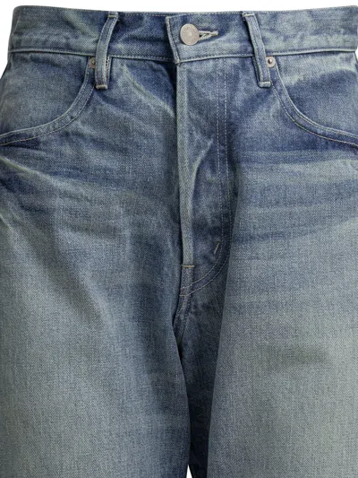 Auralee Women Heavy Denim Jeans In Blue