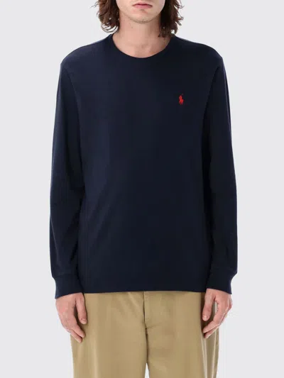 Polo Ralph Lauren Classic Long-sleeve T-shirt In Blue