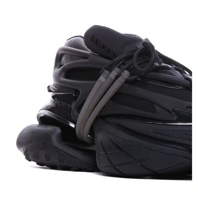 Balmain Men Unicorn Sneakers In Black