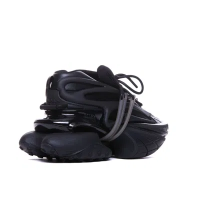 Balmain Men Unicorn Sneakers In Black