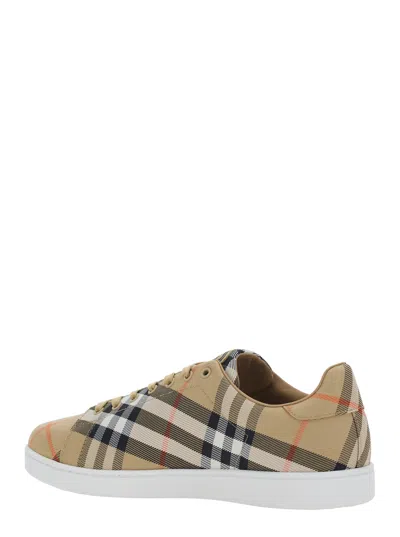 Burberry Multicolor Polyamide Low Top Sneakers In Multi