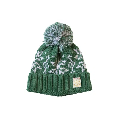 Pre-owned Kapital 3g Wool Snow Knit Cap 'green' | Men's Size Onesize