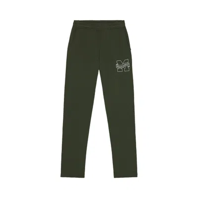 Pre-owned Museum Of Peace And Quiet Museum Of Peace & Quiet Banner Sweatpants 'forest' | Green | Men's Size M