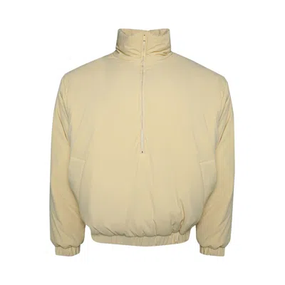 Pre-owned Essentials Fear Of God  Puffer Jacket 'light Tuscan' | Yellow | Men's Size M