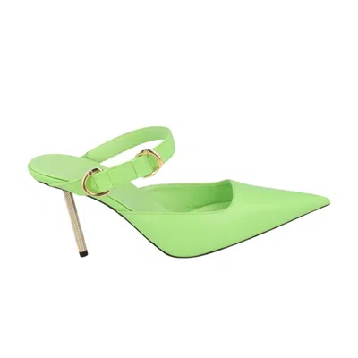 Pre-owned Givenchy Wmns Voyou Mule Heel 'green Mint' | Women's Size 41
