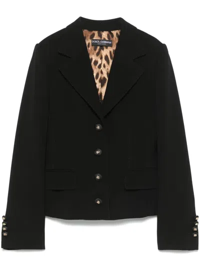 Dolce & Gabbana Women Wool Blazer In Multi