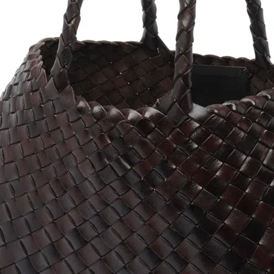 Dragon Diffusion Women Small Santa Croce Handbag In Brown