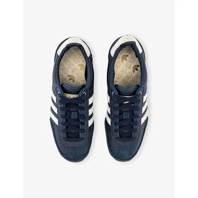 Adidas Originals Womens Adidas Japan Leather Trainers In Blue