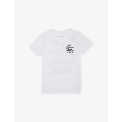 Anti Social Social Club Mind Games Cotton-jersey T-shirt In White