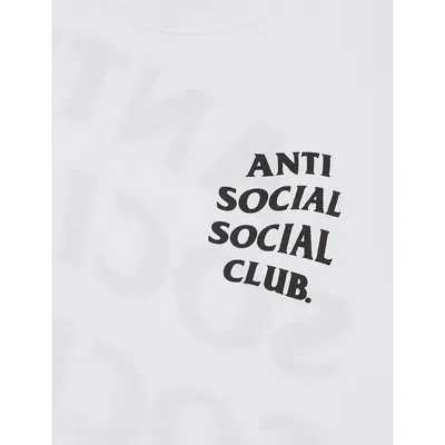 Anti Social Social Club Mind Games Cotton-jersey T-shirt In White