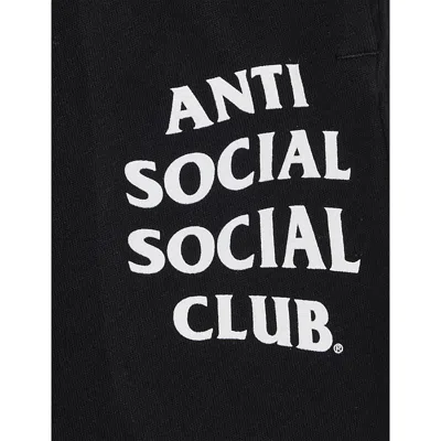 Anti Social Social Club Mind Games Cotton-jersey Jogging Bottoms 3-13 In Black
