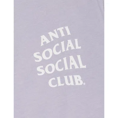 Anti Social Social Club Kkotch Branded Cotton-jersey T-shirt 3-13 In Purple