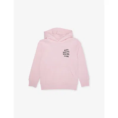 Anti Social Social Club Kkotch Branded Cotton-blend Hoody 3-1 In Pink