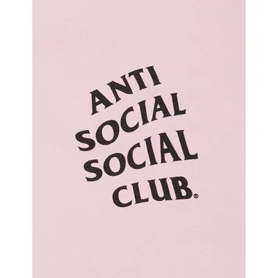 Anti Social Social Club Kkotch Branded Cotton-blend Hoody 3-1 In Pink