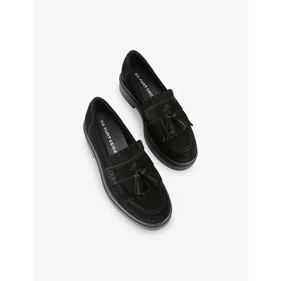 Kg Kurt Geiger Womens  Mylo Suede Loafers In Black
