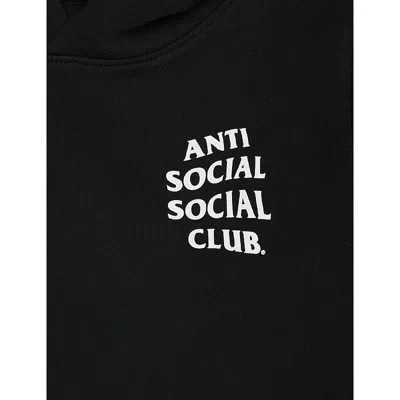 Anti Social Social Club Kkotch Branded Cotton-blend Hoody 3-1 In Black