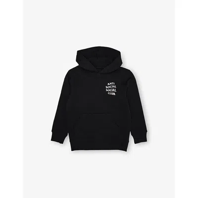 Anti Social Social Club Get Weird Cotton-jersey Hoody In Black