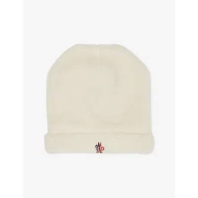 Moncler Teddy Beanie Hat In Neutral