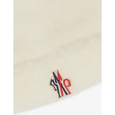 Moncler Teddy Beanie Hat In Neutral