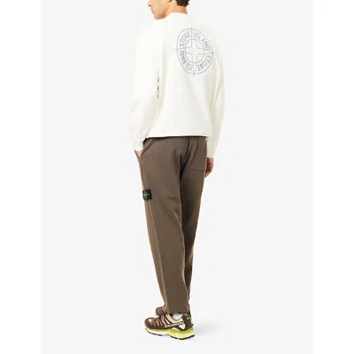 Stone Island Round Neck Sweatshirt In Neutral