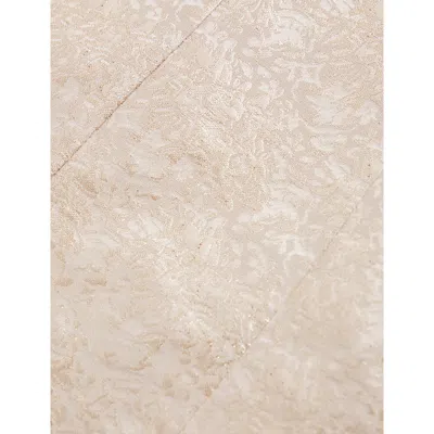 Reiss Celia Metallic-jacquard Woven Mini Dress 9-13 In Gold