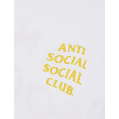 Anti Social Social Club Mind Game Cotton-jersey T-shirt 3-13 In White