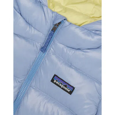 Patagonia Hi-loft Down Sweater™ Hoody 12 Months-5 Year In Blue