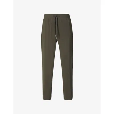 Sweaty Betty Womens  Explorer 27in Stretch-woven Trousers In Green
