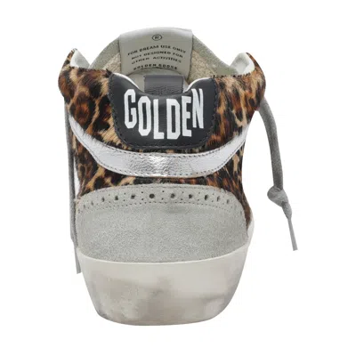 Golden Goose Mid Star Sneakers In Animalier Pony Skin In Multi