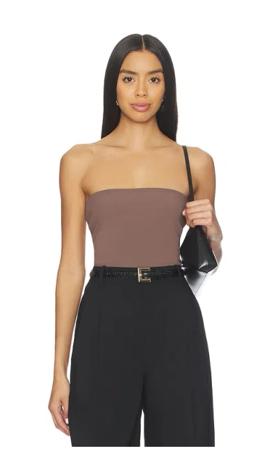 Eaves Bo Tube Top In Brown