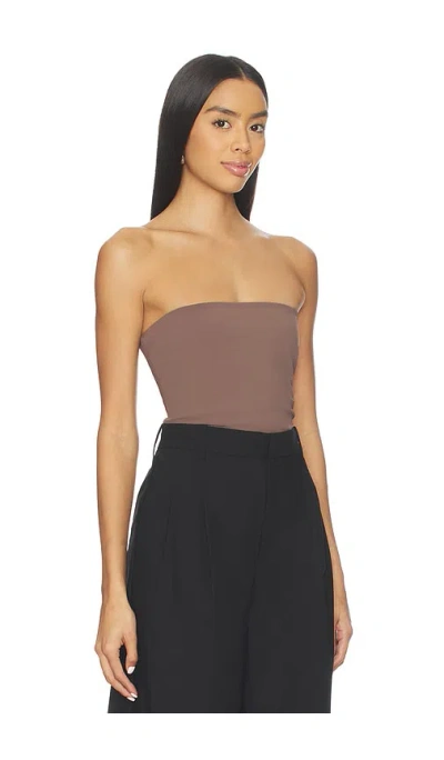 Eaves Bo Tube Top In Brown