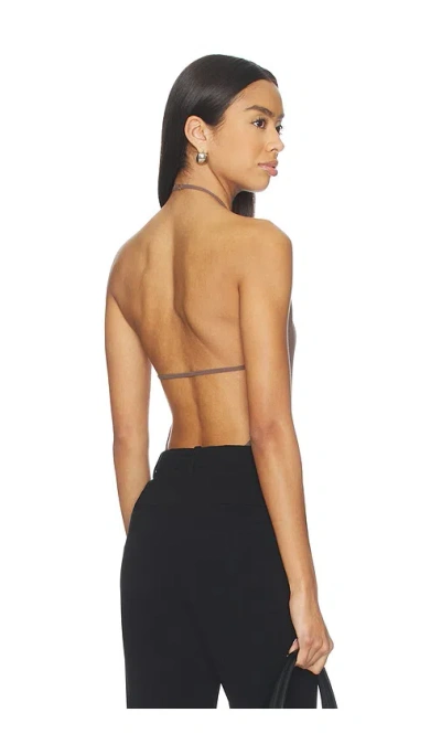 Eaves Rey Bodysuit In Brown