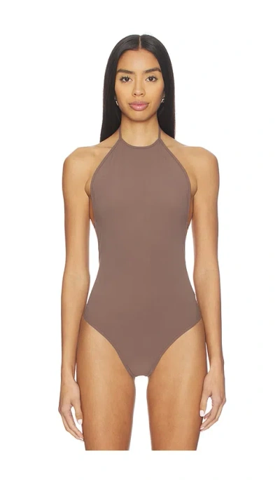 Eaves Rey Bodysuit In Brown