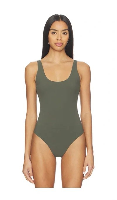 Eaves Nera Bodysuit In Green