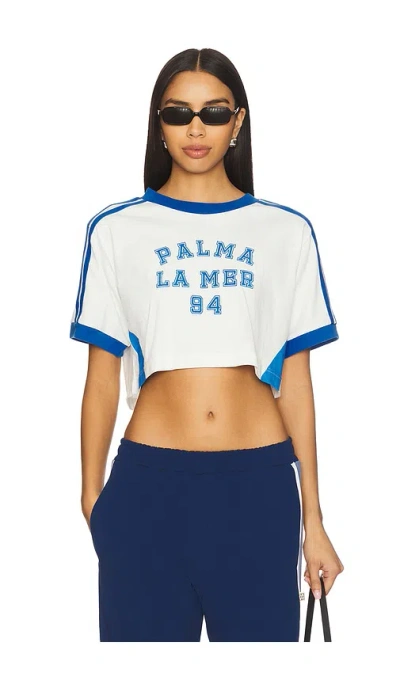 Araminta James T-shirt Mit Motiv Palma In White