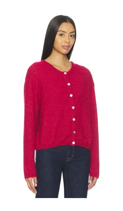 American Vintage Vitow Buttoned Cardigan In Pink