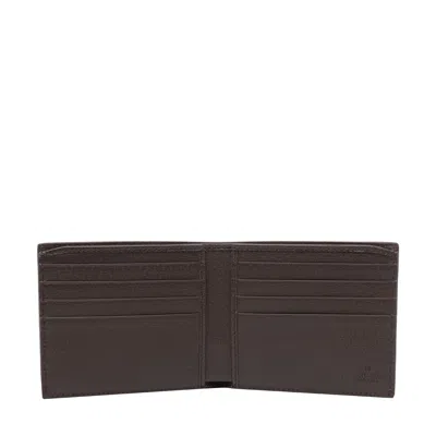 Gucci Gg Supreme Textile Wallet In Brown