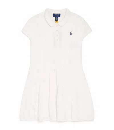 Ralph Lauren Cotton Cable-knit Dress In White