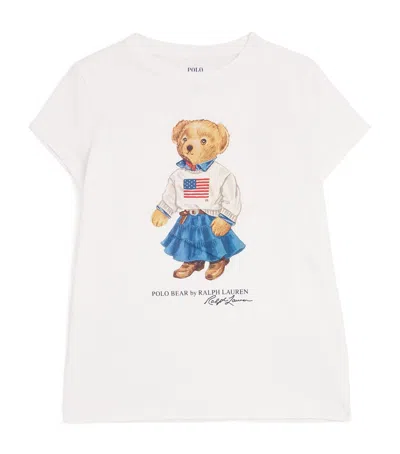 Ralph Lauren Cotton Polo Bear T-shirt In White