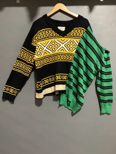 Pre-owned Japanese Brand Maison Mihara Yasuhiro Rebuild Knit Mohair In Multi