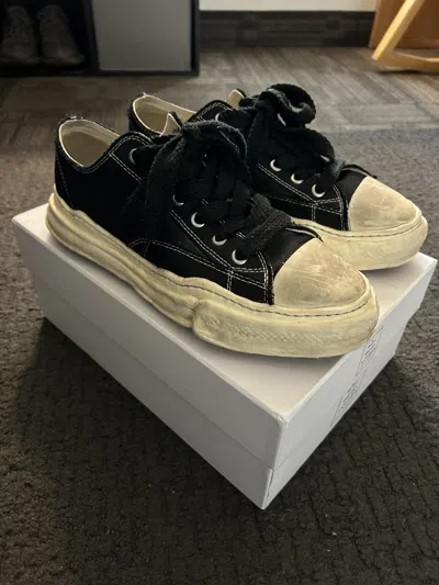 Pre-owned Miharayasuhiro Maison Mihara Yashiro Peterson Low Shoes In Black