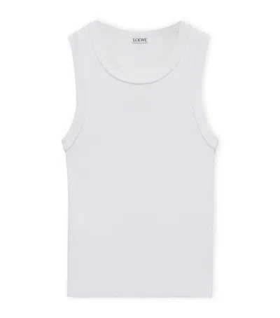 Loewe Anagram Tank Top In White