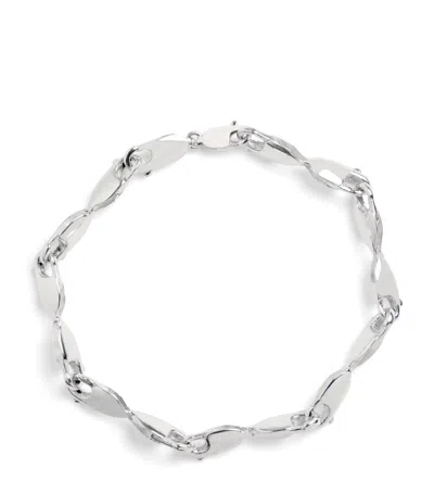 Bleue Burnham Sterling Silver Lobster Clasp Bracelet In Metallic