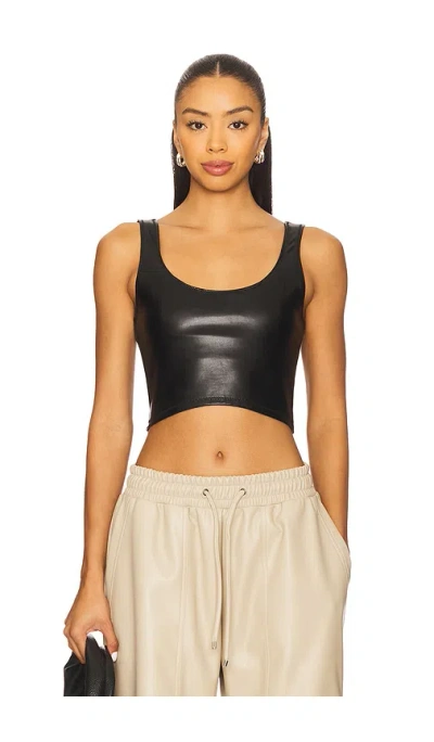 Heroine Sport Leder-tanktop Leather Tank Top In Multi