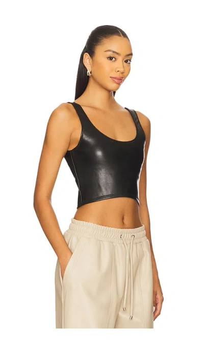 Heroine Sport Leder-tanktop Leather Tank Top In Multi
