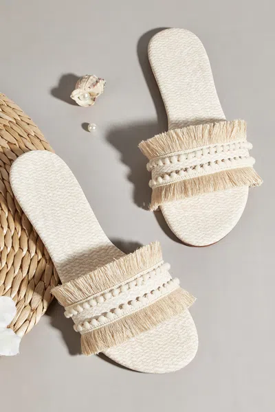 Cupshe Sandy Stride Straw Sandals In Neutral